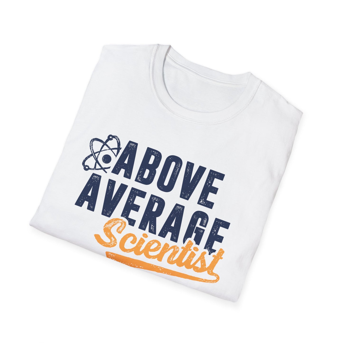 Above Average Scientist Men's  Softstyle T-Shirt