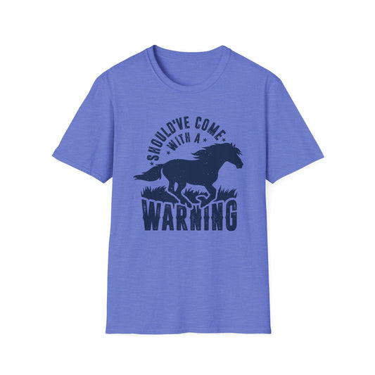 Should've Come with a Warning Men's Softstyle T-Shirt