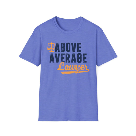 Above Average Lawyer Men's  Softstyle T-Shirt