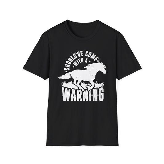 Should've Come with a Warning Men's Softstyle T-Shirt