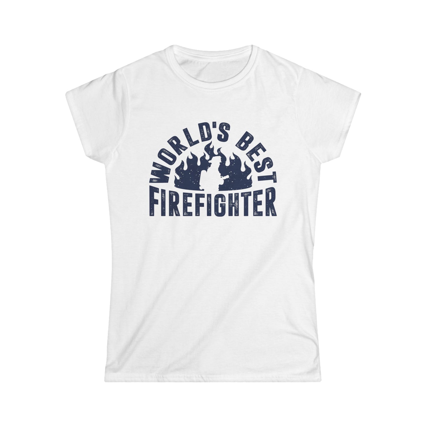 World's Best Firefighter Women's Softstyle T-Shirt
