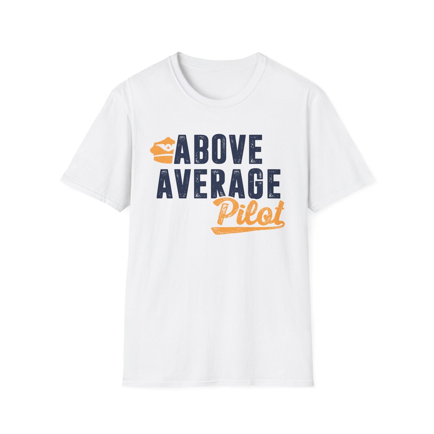 Above Average Pilot Men's  Softstyle T-Shirt