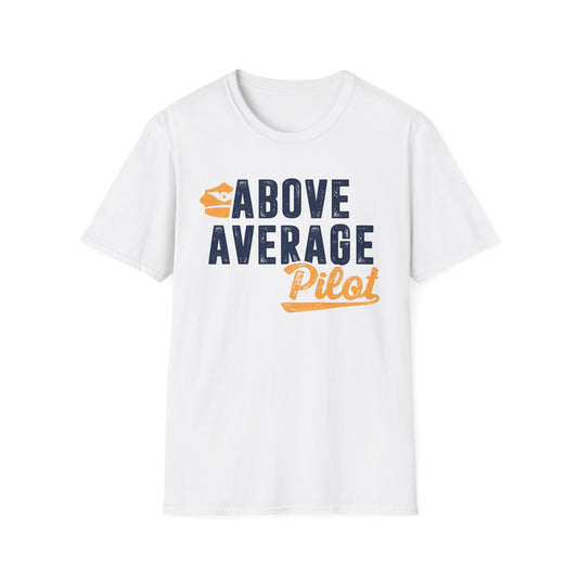 Above Average Pilot Men's  Softstyle T-Shirt