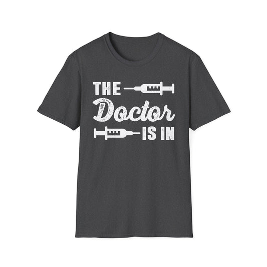 The Doctor is In Men's  Softstyle T-Shirt