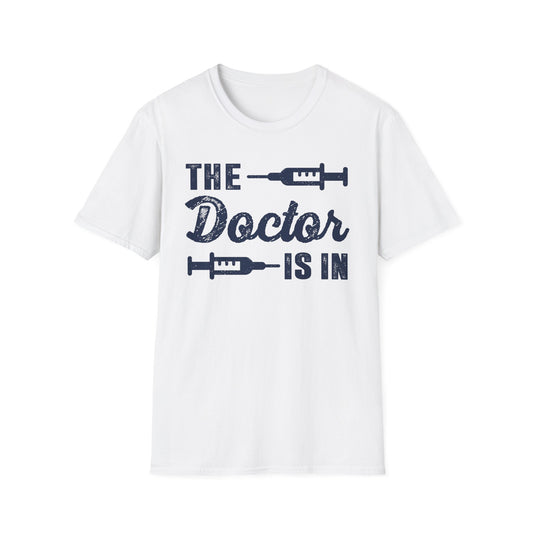 The Doctor is In Men's  Softstyle T-Shirt