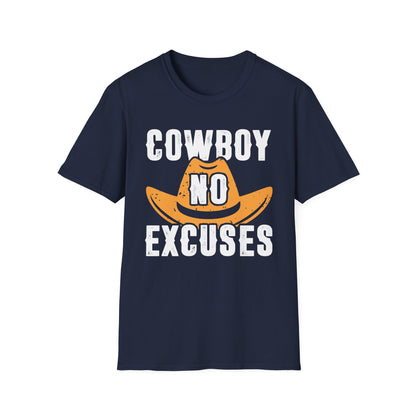 Cowboy No Excuses Men's Softstyle T-Shirt