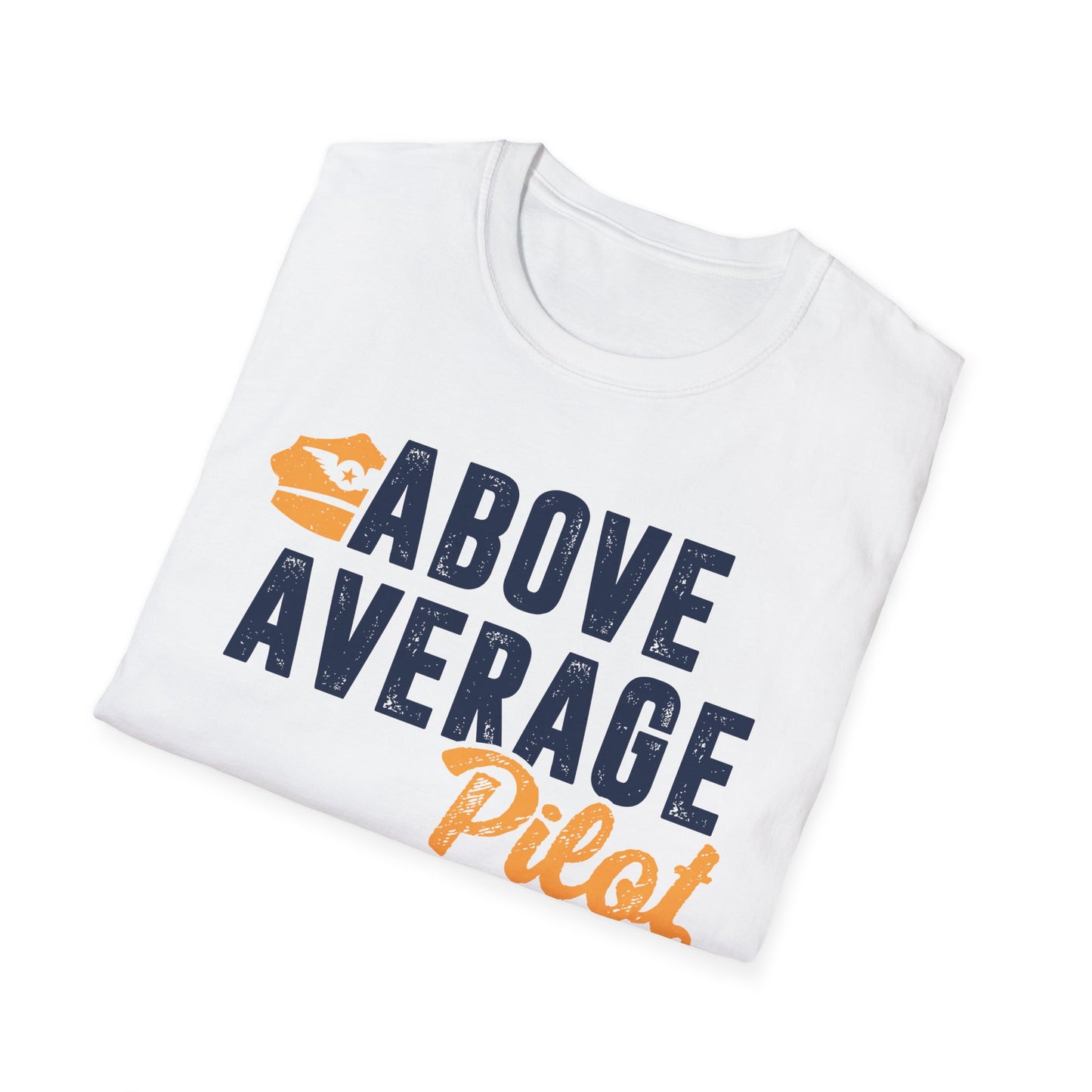 Above Average Pilot Men's  Softstyle T-Shirt
