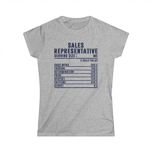 Sales Representative Women's Softstyle T-Shirt