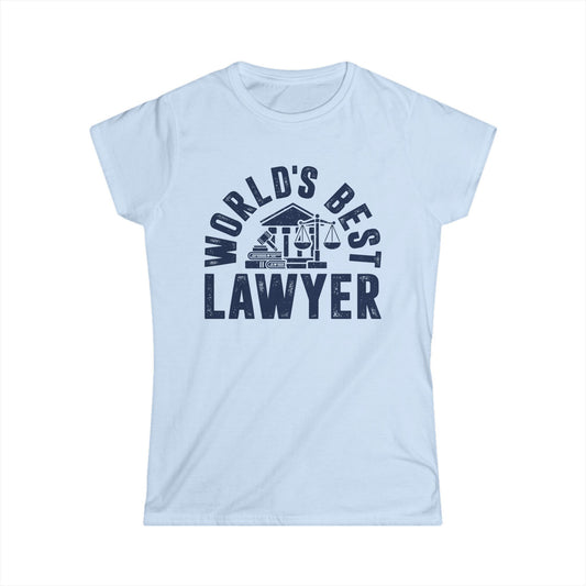 World's Best Lawyer Women's Softstyle T-Shirt