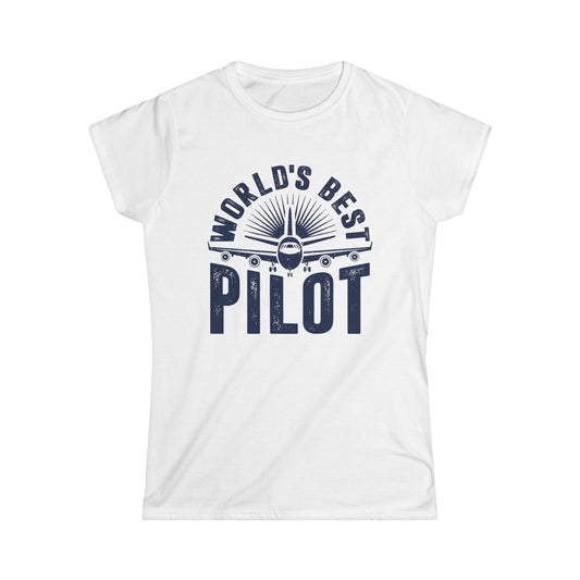 World's Best Pilot Women's Softstyle T-Shirt