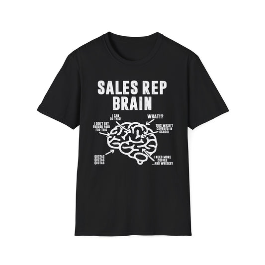 Sales Rep Brain Men's Softstyle T-Shirt