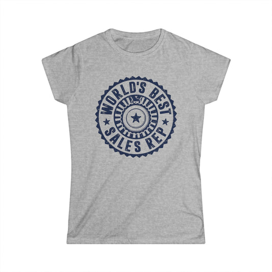 World's Best Sales Rep Women's Softstyle T-Shirt