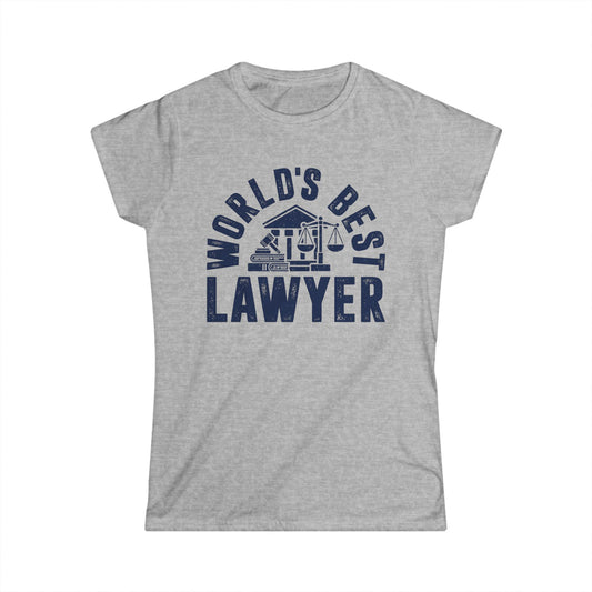 World's Best Lawyer Women's Softstyle T-Shirt