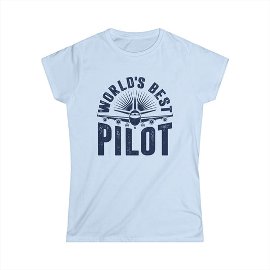 World's Best Pilot Women's Softstyle T-Shirt