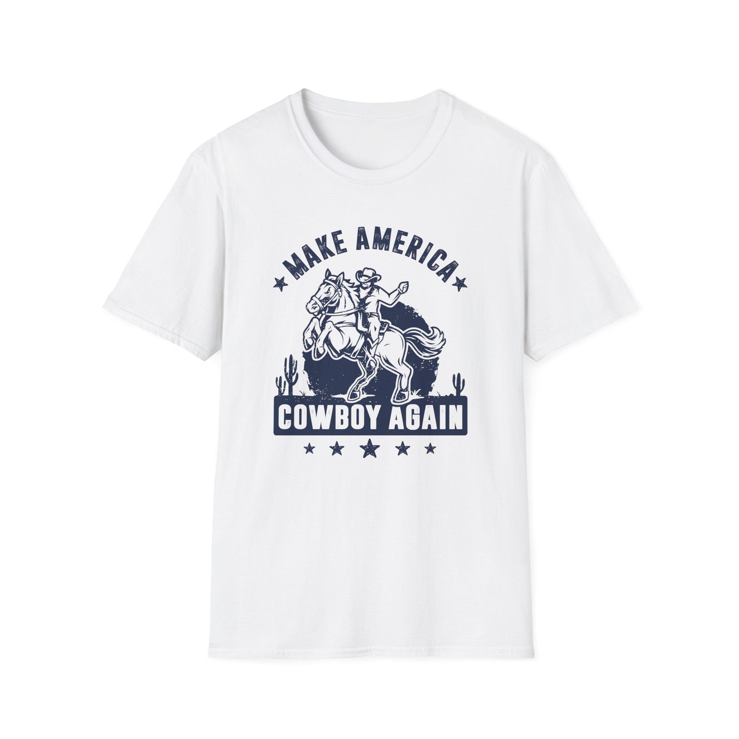 Make America Cowboy Again Men's Softstyle T-Shirt