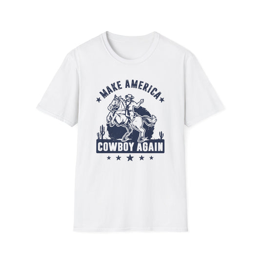 Make America Cowboy Again Men's Softstyle T-Shirt