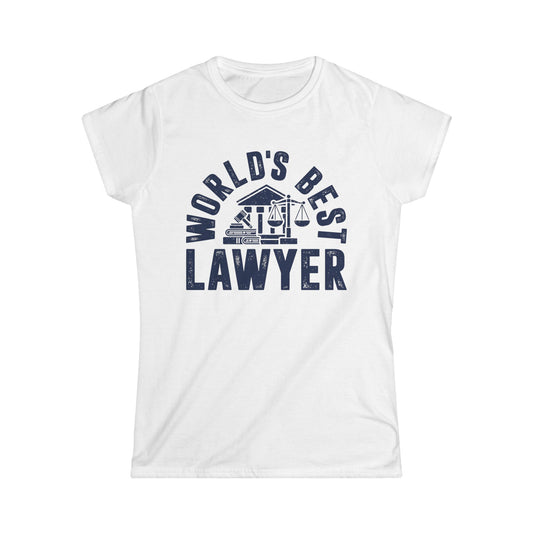World's Best Lawyer Women's Softstyle T-Shirt