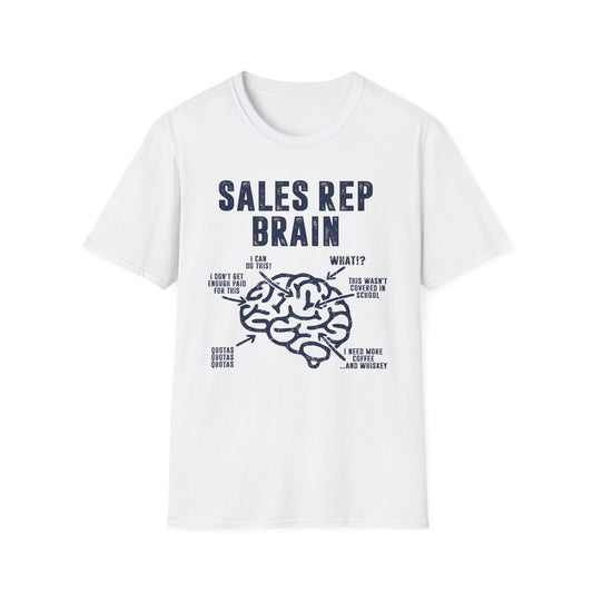 Sales Rep Brain Men's Softstyle T-Shirt