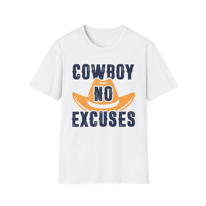 Cowboy No Excuses Men's Softstyle T-Shirt