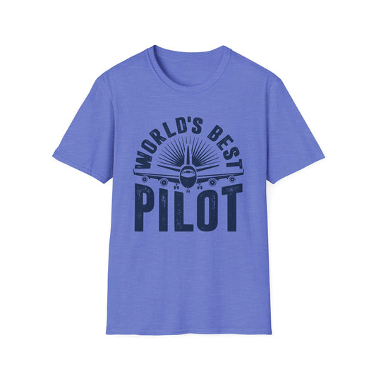 World's Best Pilot Men's  Softstyle T-Shirt