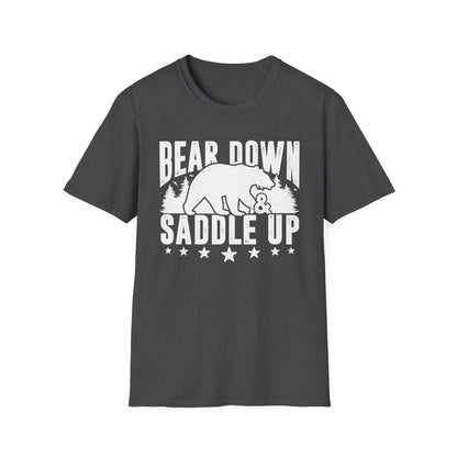 Bear Down and Saddle Up Men's Softstyle T-Shirt