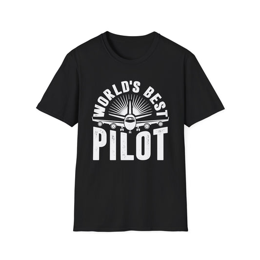 World's Best Pilot Men's  Softstyle T-Shirt