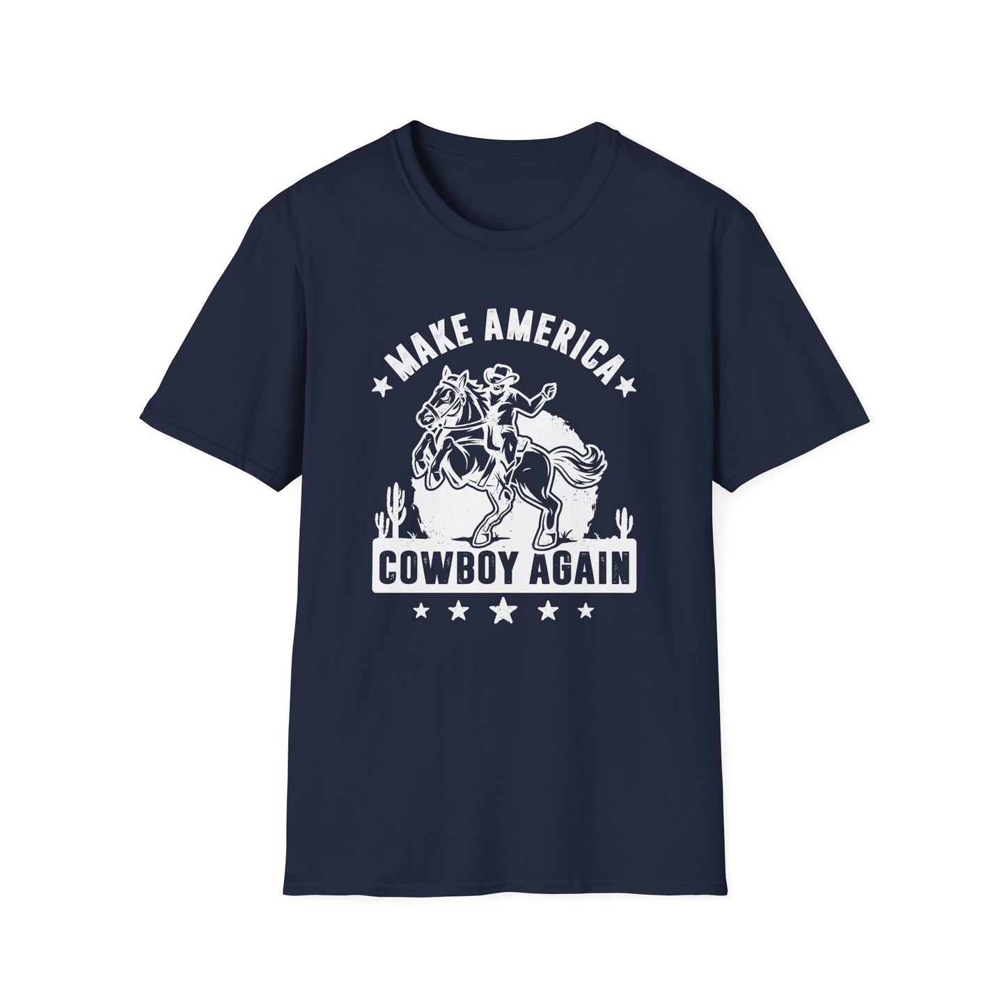 Make America Cowboy Again Men's Softstyle T-Shirt