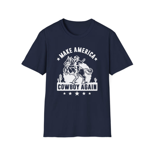 Make America Cowboy Again Men's Softstyle T-Shirt