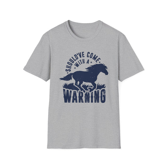 Should've Come with a Warning Men's Softstyle T-Shirt