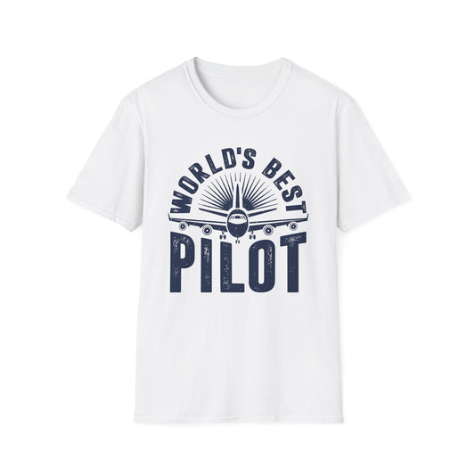 World's Best Pilot Men's  Softstyle T-Shirt