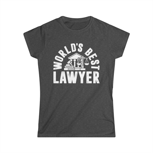 World's Best Lawyer Women's Softstyle T-Shirt